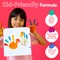 Acrylic Paint Set for Adults and Kids - 24 Pack of 12mL Paints with 3 Art Brushes, Non-Toxic Craft Paint for Easter Eggs, Ceramic Rock Paint - Art Supplies